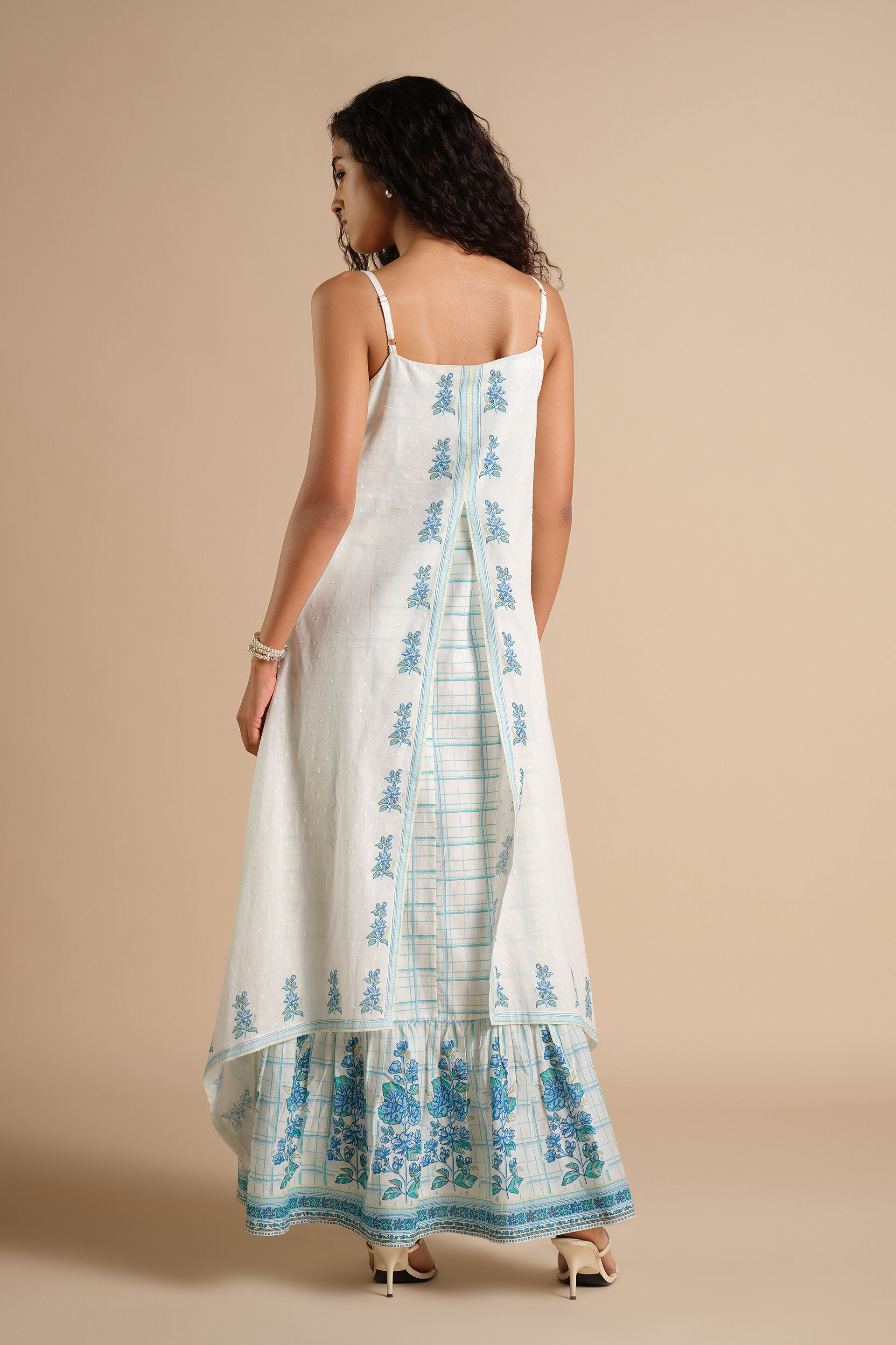 Khushnuma Maxi Dress, White, image 5